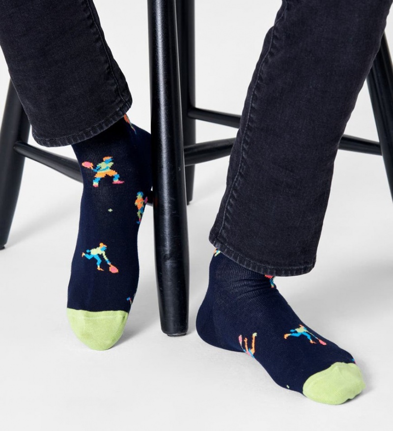 Happy Socks Game Set Sock Gift Set Unisex Navy | Schweiz 63508CDHX