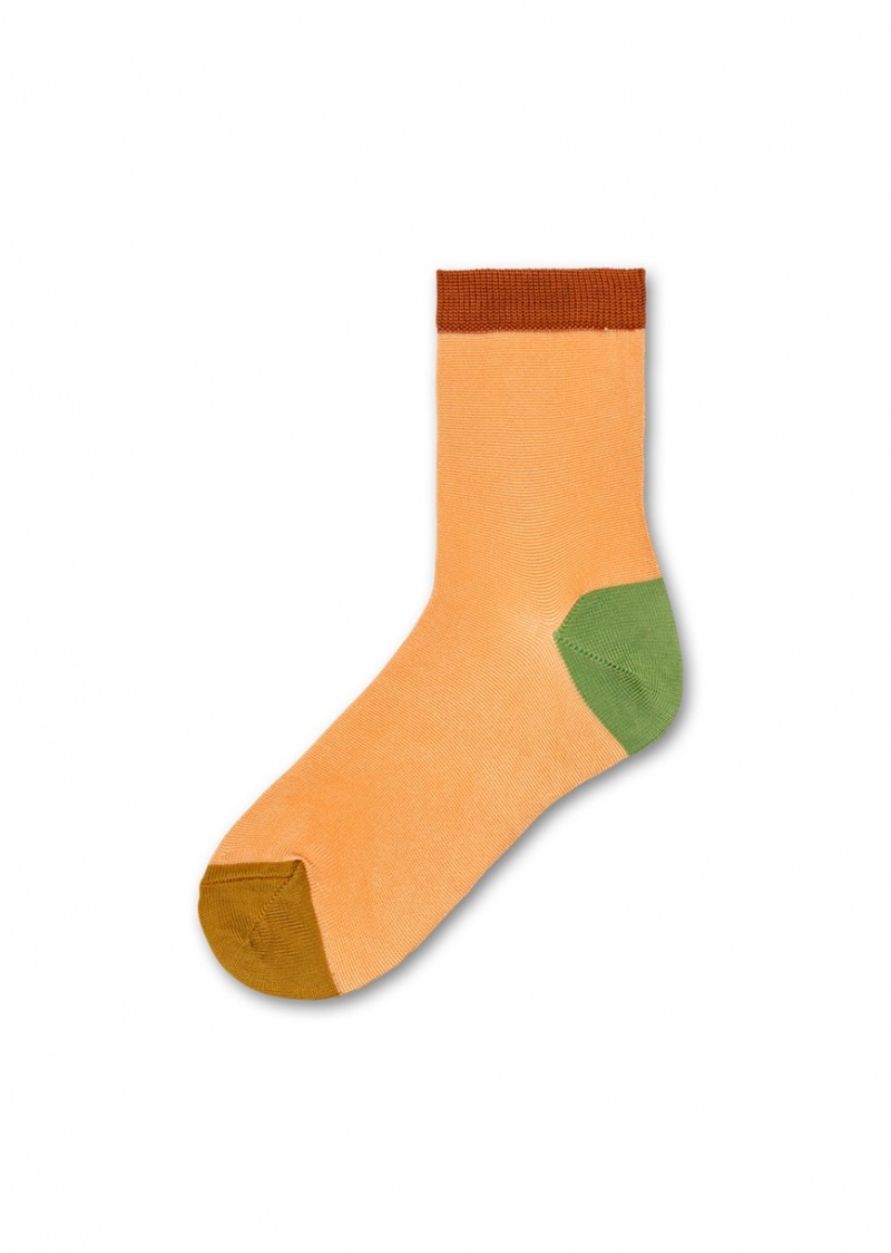 Happy Socks Grace Ankle Socken Unisex Hellorange | Schweiz 37629RXHC