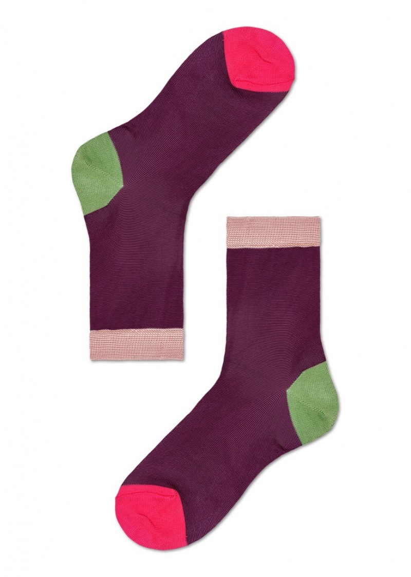 Happy Socks Grace Ankle Socken Unisex Lila | Schweiz 91243FNKV