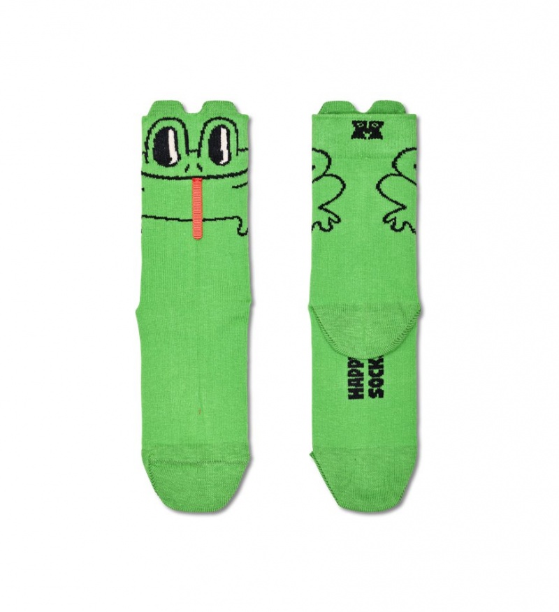 Happy Socks Happy Frog Socken Kinder Grün | Schweiz 43621QAYR