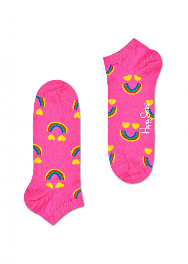 Happy Socks Happy Rainbow Low Socken Unisex Rosa | Schweiz 80615JEBN