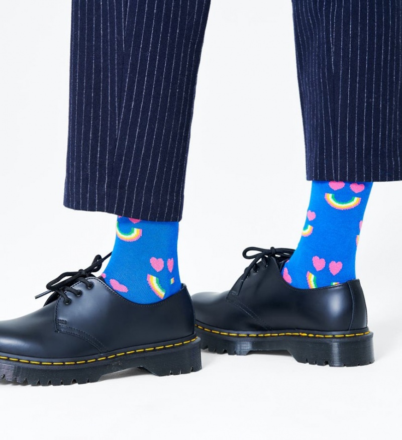 Happy Socks Happy Rainbow Socken Unisex Blau | Schweiz 54160FXKA