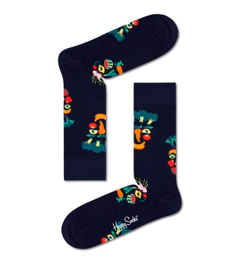 Happy Socks Healthy Glow Socken Unisex Navy | Schweiz 31528DNKS