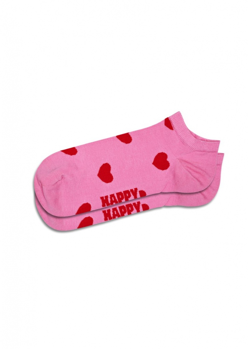 Happy Socks Hearts Low Socken Unisex Rosa | Schweiz 42591XNAE