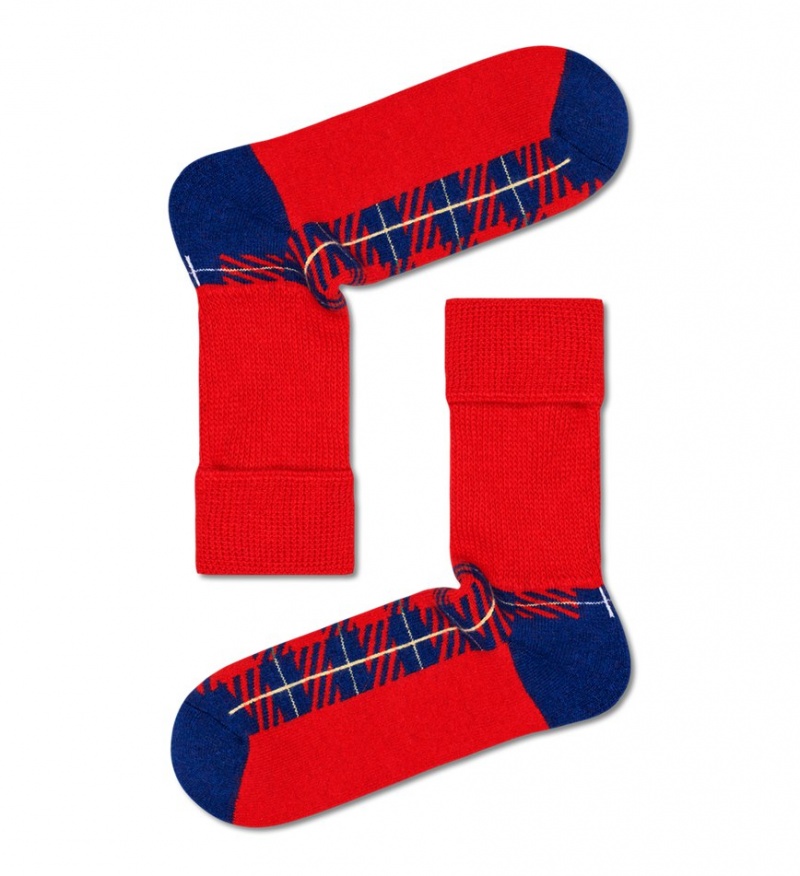 Happy Socks Holiday Cozy Sock 2-Pack Gift Set Unisex Rot | Schweiz 54816PNUK