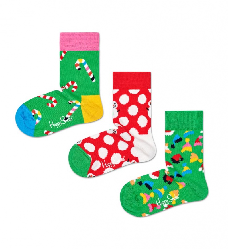 Happy Socks Holiday Gift Set Kinder Hellgrün | Schweiz 41925ORDK