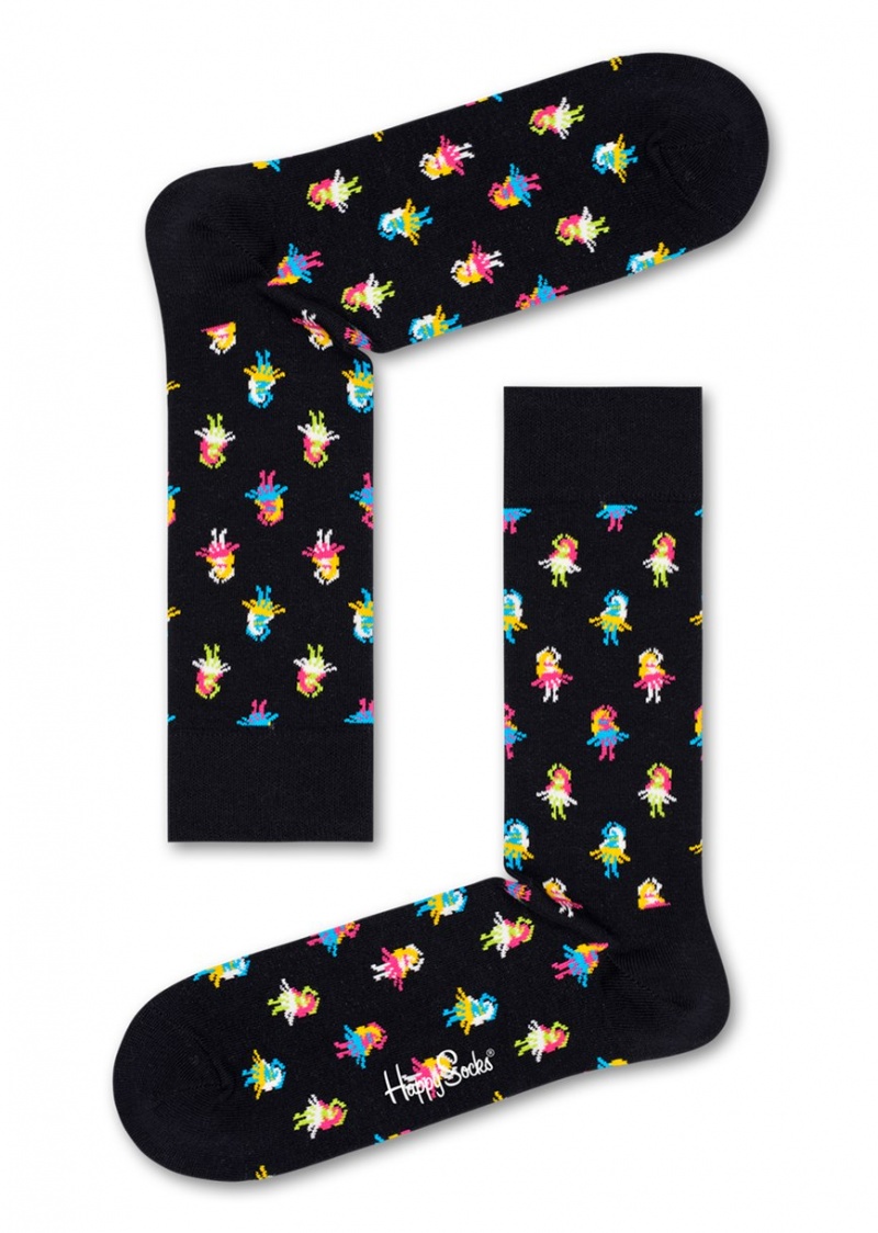 Happy Socks Hula Socken Unisex Schwarz | Schweiz 49617PAWC