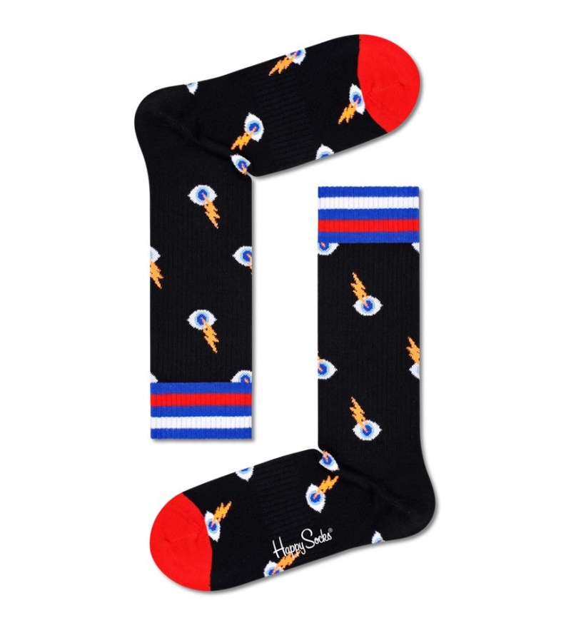 Happy Socks I See You Thin Crew Socken Unisex Weiß | Schweiz 62798NGVR