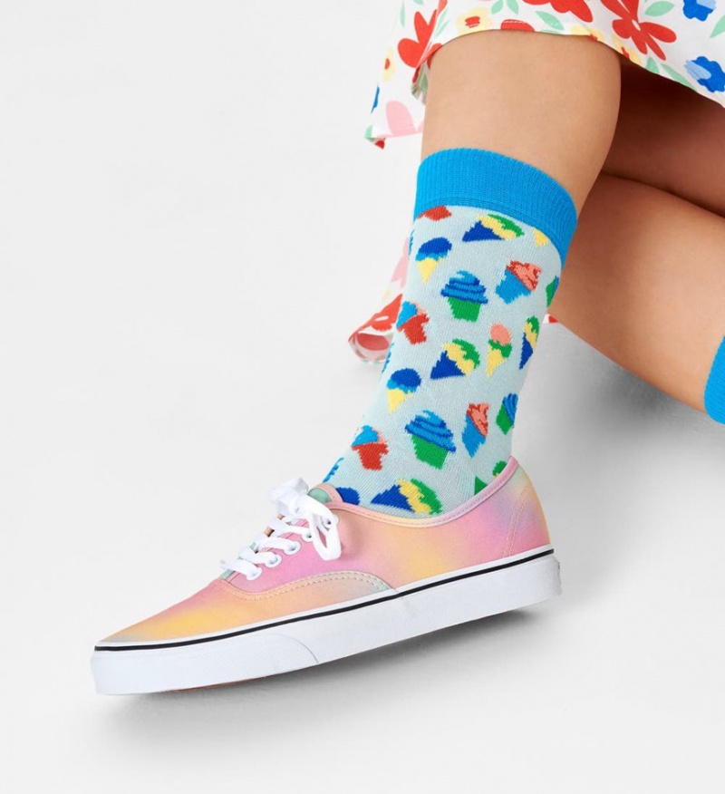 Happy Socks Ice Cream Socken Unisex Hellblau | Schweiz 30871EJYQ