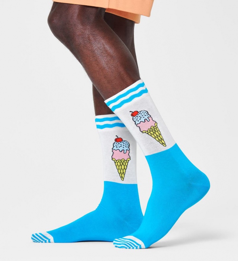 Happy Socks Ice Cream Socken Unisex Türkis | Schweiz 12378DSYB