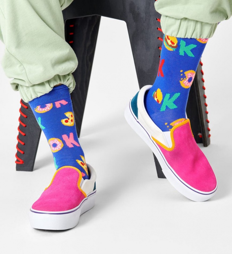 Happy Socks Its Ok Socken Unisex Blau | Schweiz 20731QHAI