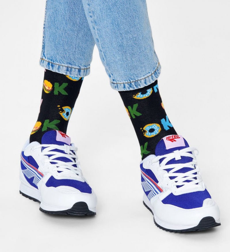 Happy Socks Its Ok Socken Unisex Schwarz | Schweiz 28075CJZR