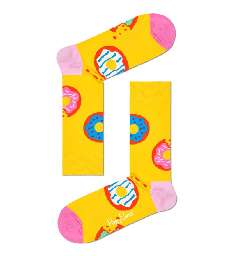 Happy Socks Jumbo Donut Socken Unisex Gelb | Schweiz 51983FYLV