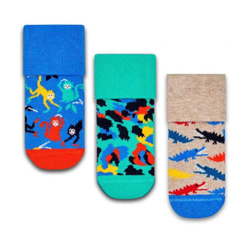 Happy Socks Jungle Gift Set Kinder Blau | Schweiz 59283FELP