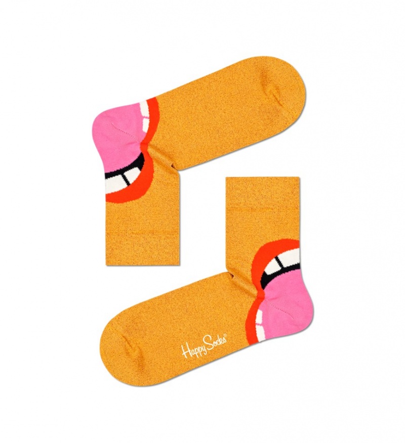 Happy Socks Laugh Half Crew Socken Unisex Orange | Schweiz 94051OIZQ