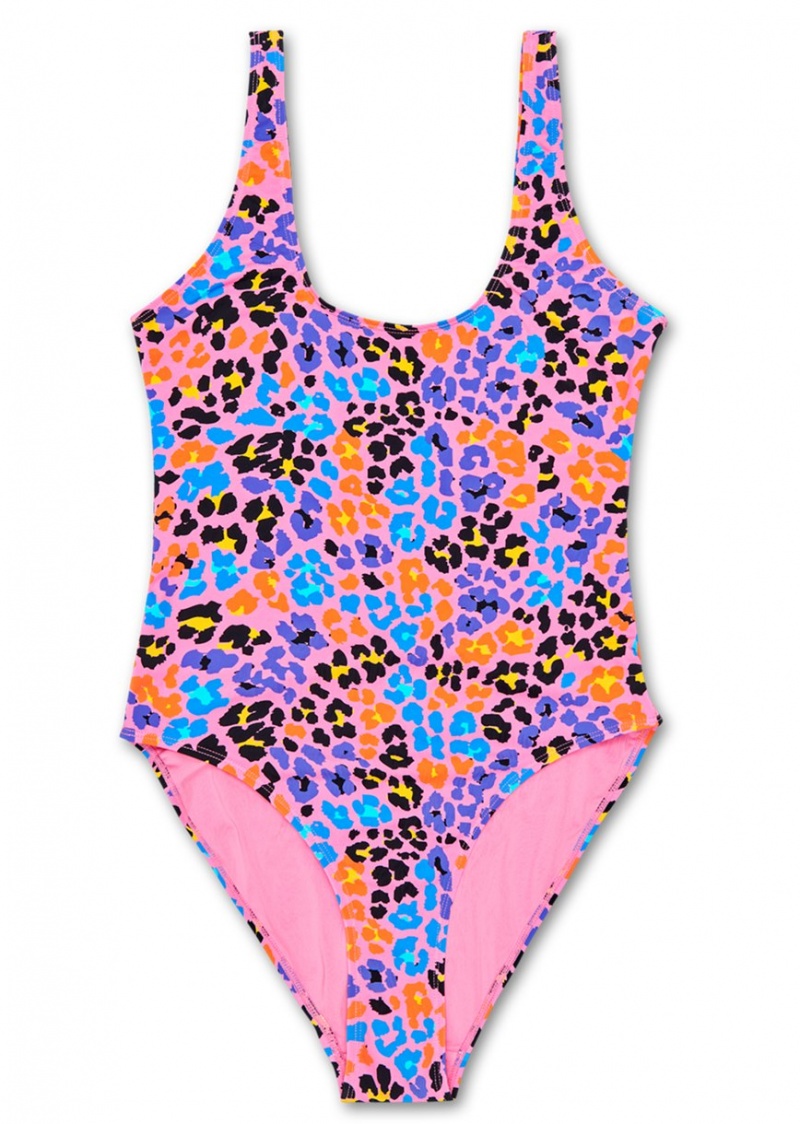 Happy Socks Leopard Swimsuit Bademode Damen Leopard | Schweiz 15907NZTD