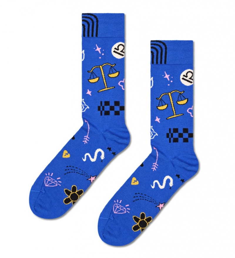 Happy Socks Libra Socken Unisex Blau | Schweiz 09457PZDE