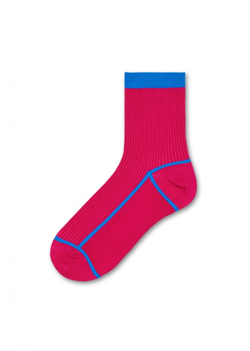 Happy Socks Lily Ankle Socken Unisex Rosa | Schweiz 16498MDXV