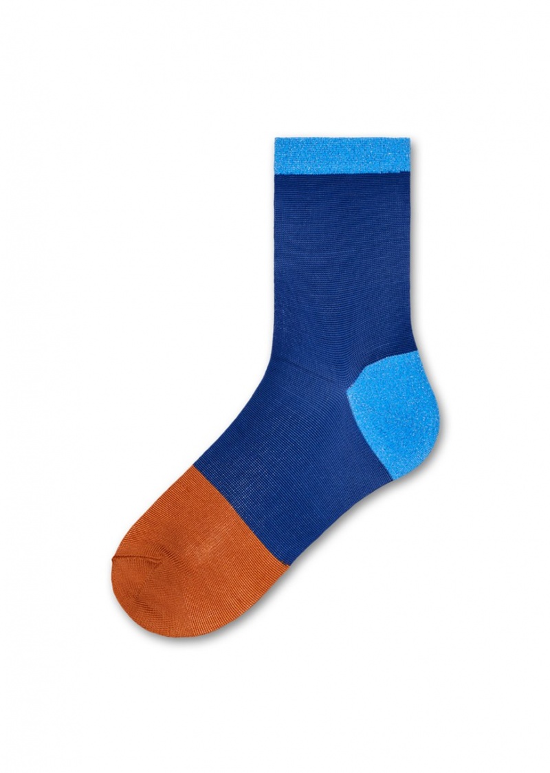 Happy Socks Liza Ankle Socken Unisex Blau | Schweiz 27301TJEK