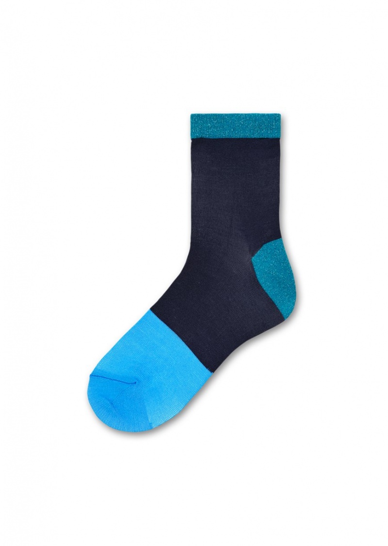 Happy Socks Liza Ankle Socken Unisex Blau | Schweiz 62541APEX