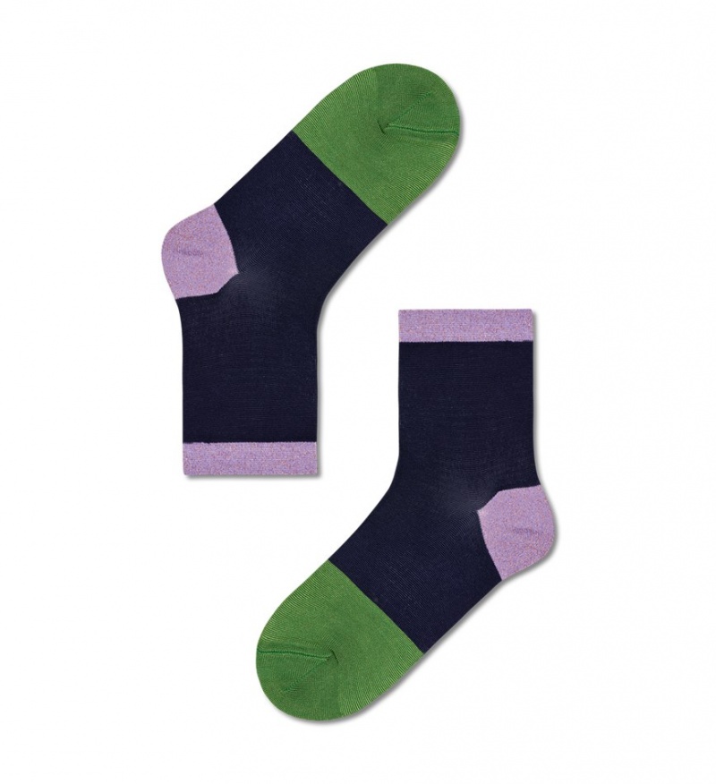 Happy Socks Liza Ankle Socken Unisex Blau | Schweiz 39658DTQC