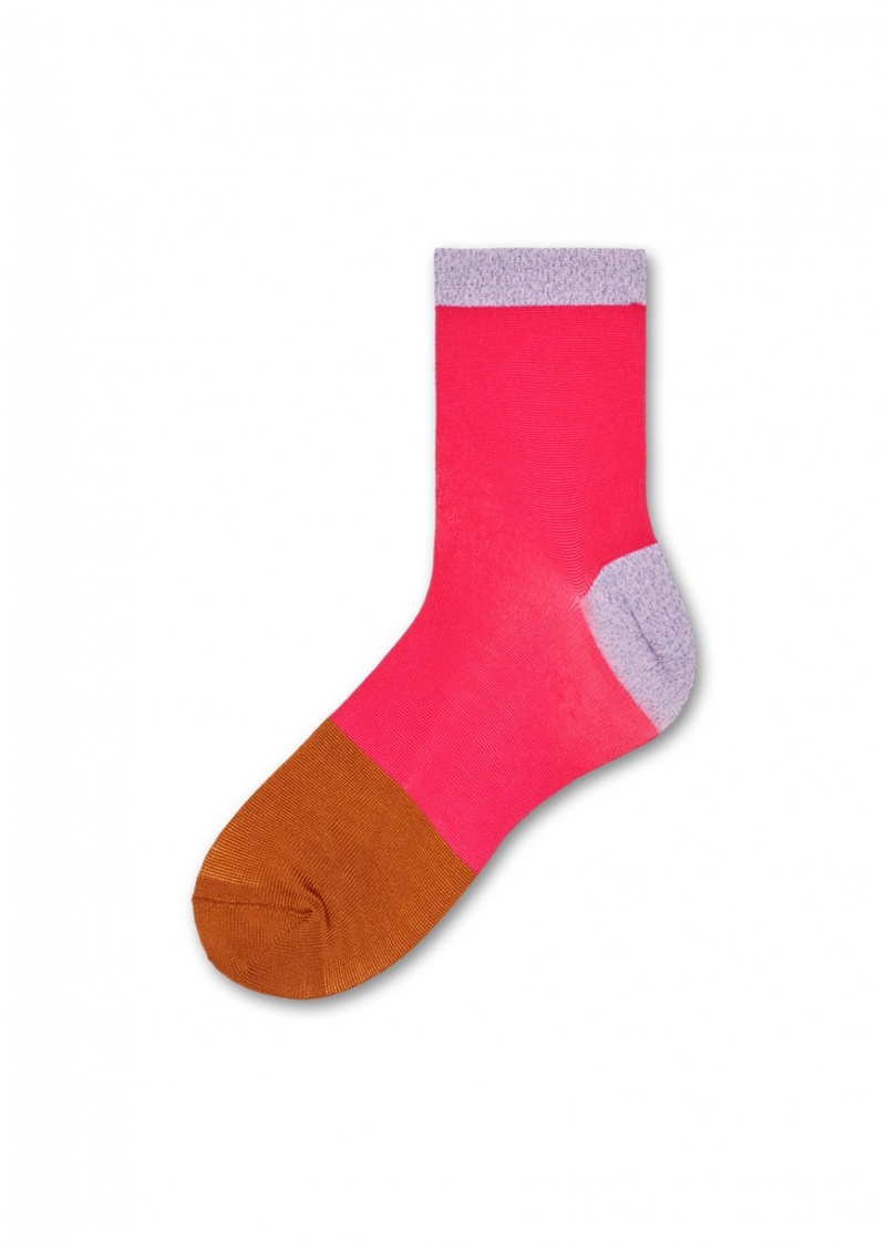 Happy Socks Liza Ankle Socken Unisex Rosa | Schweiz 83950HZDM