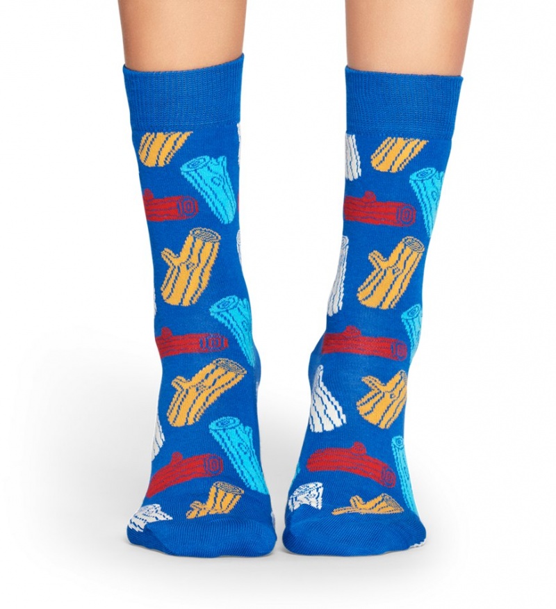 Happy Socks Logs Socken Unisex Blau | Schweiz 36792FOWQ