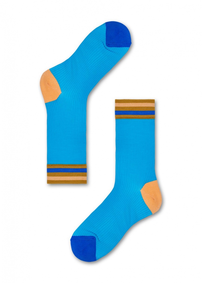 Happy Socks Lona Crew Socken Unisex Hellblau | Schweiz 83601ONBV