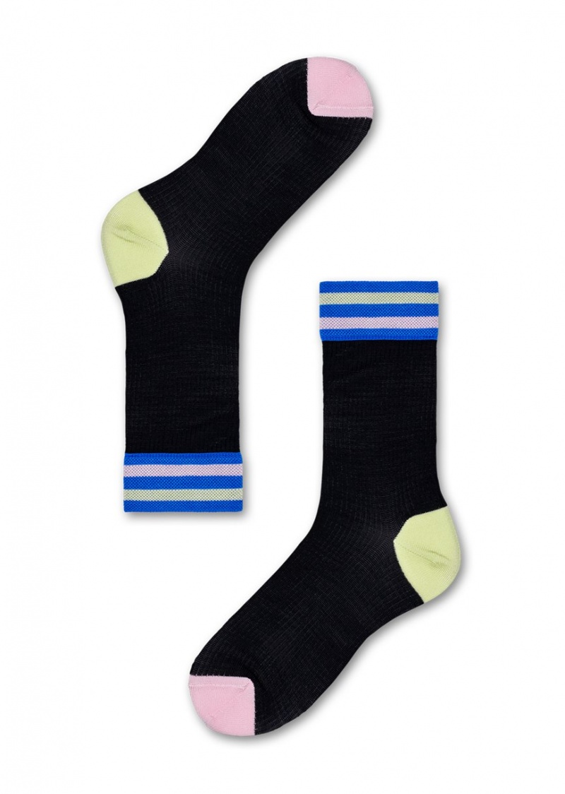 Happy Socks Lona Crew Socken Unisex Schwarz | Schweiz 96837SXDY