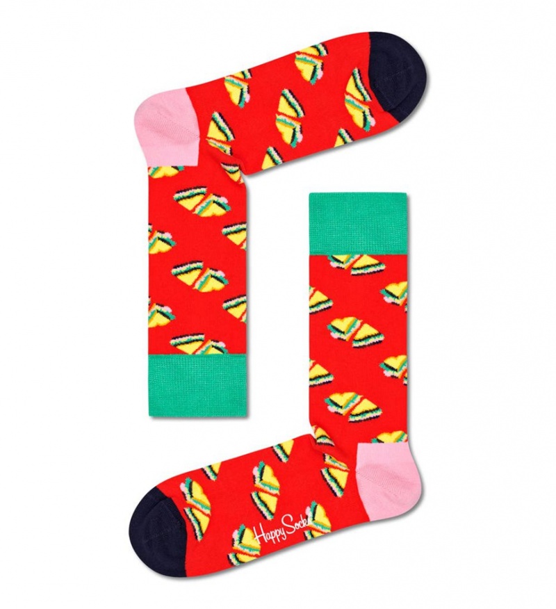 Happy Socks Love Sandwich Socken Unisex Rot | Schweiz 74350BZUL