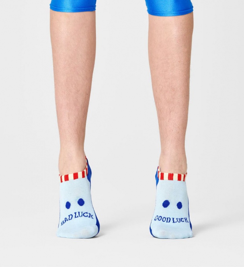 Happy Socks Lucky No Show Socken Unisex Blau | Schweiz 14590VXNY