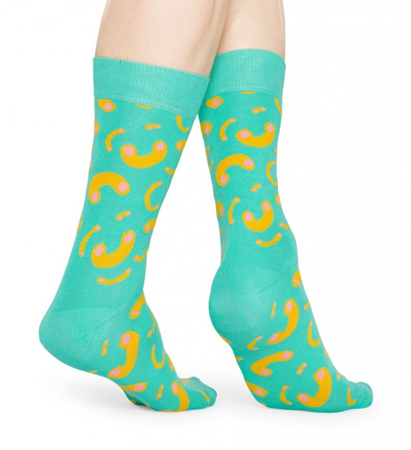 Happy Socks Macaroni Socken Unisex Hellgrün | Schweiz 63198MAGL