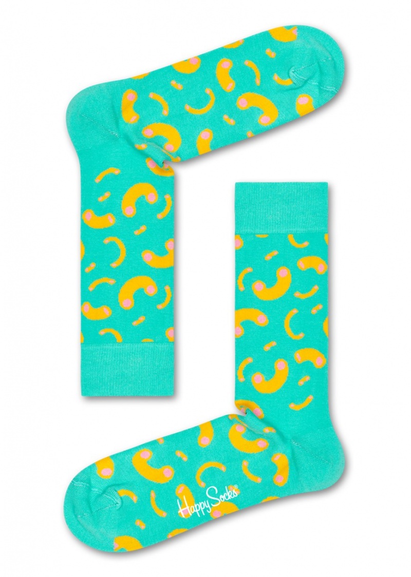 Happy Socks Macaroni Socken Unisex Hellgrün | Schweiz 63198MAGL