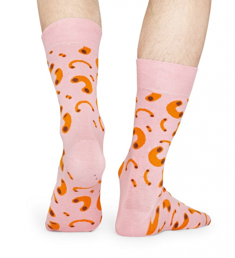 Happy Socks Macaroni Socken Unisex Hellrosa | Schweiz 19286FTXN