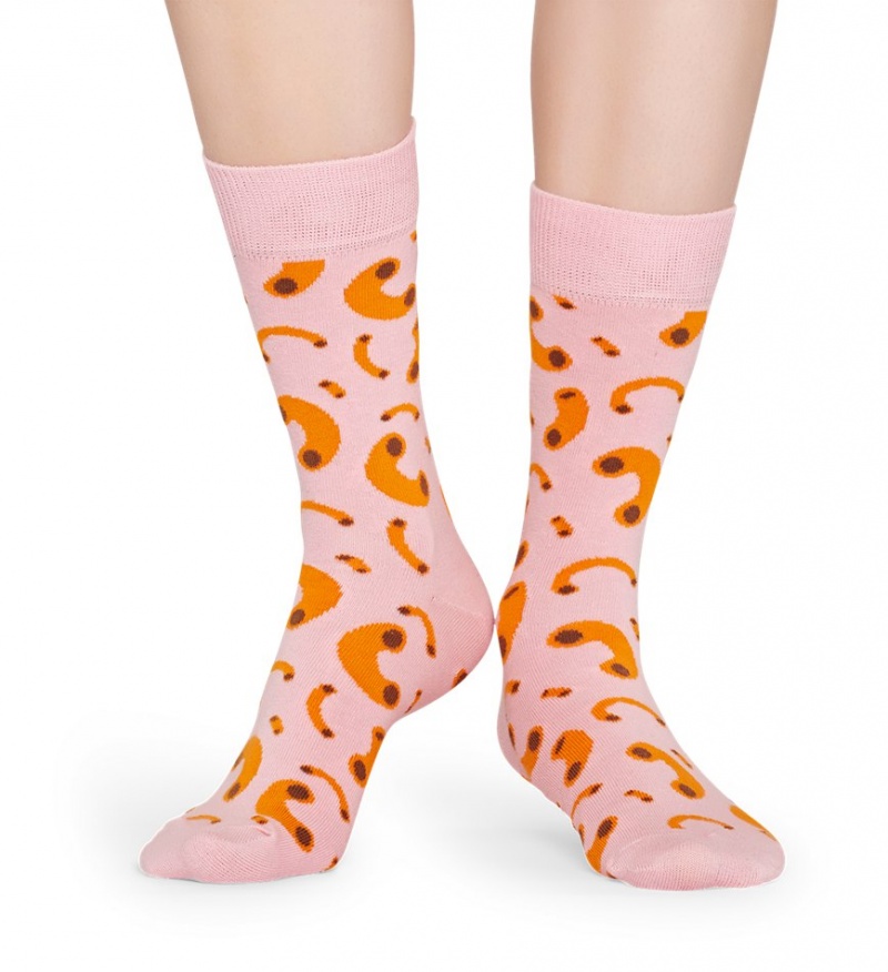 Happy Socks Macaroni Socken Unisex Hellrosa | Schweiz 19286FTXN