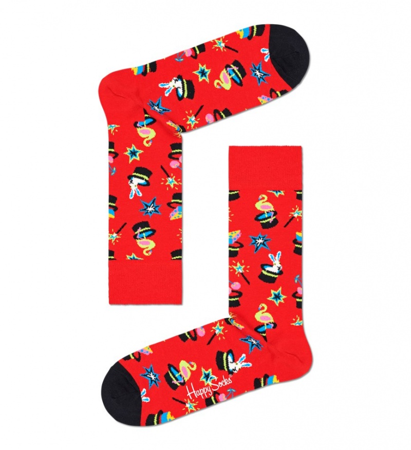 Happy Socks Magic Socken Unisex Rot | Schweiz 13948AFWL