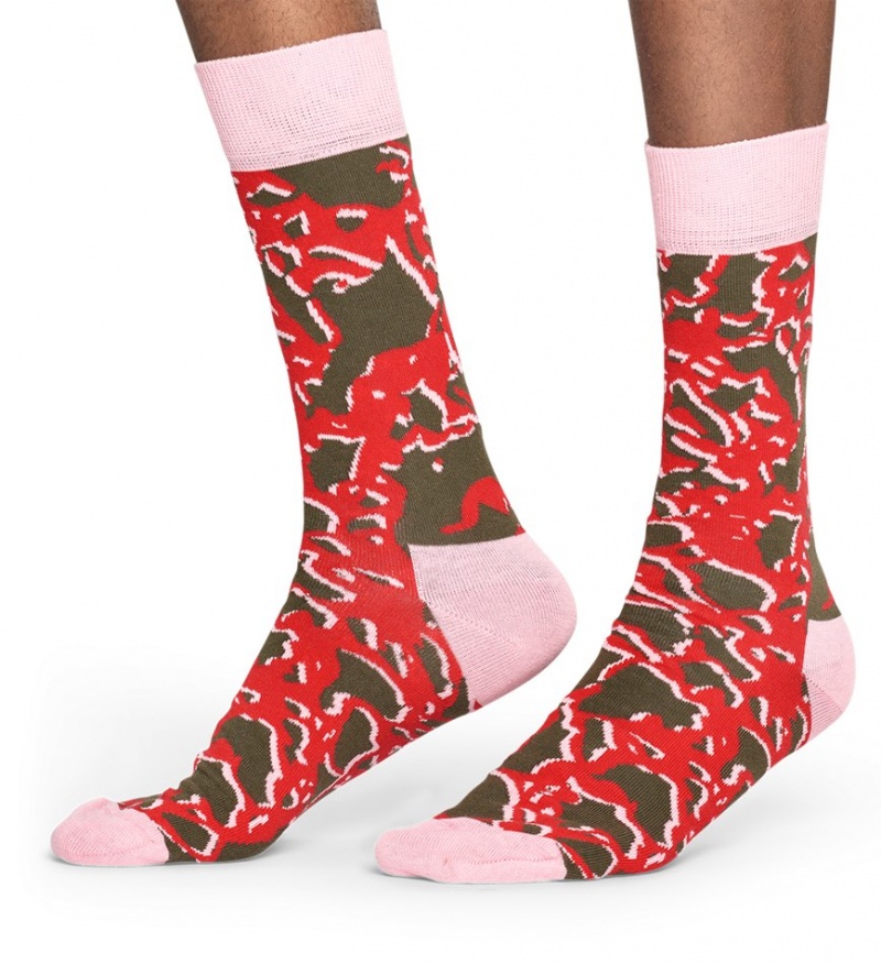 Happy Socks Marble Socken Unisex Rosa | Schweiz 59620SMKH