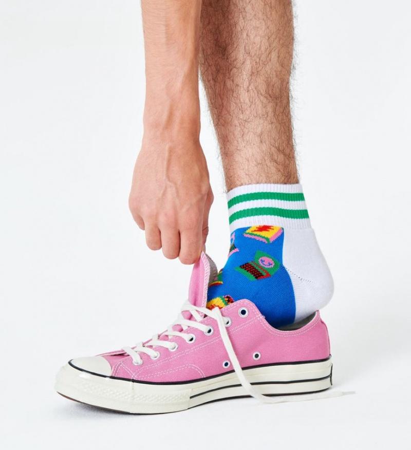 Happy Socks Matches 1/4 Crew Socken Unisex Mehrfarbig | Schweiz 78124VMYN