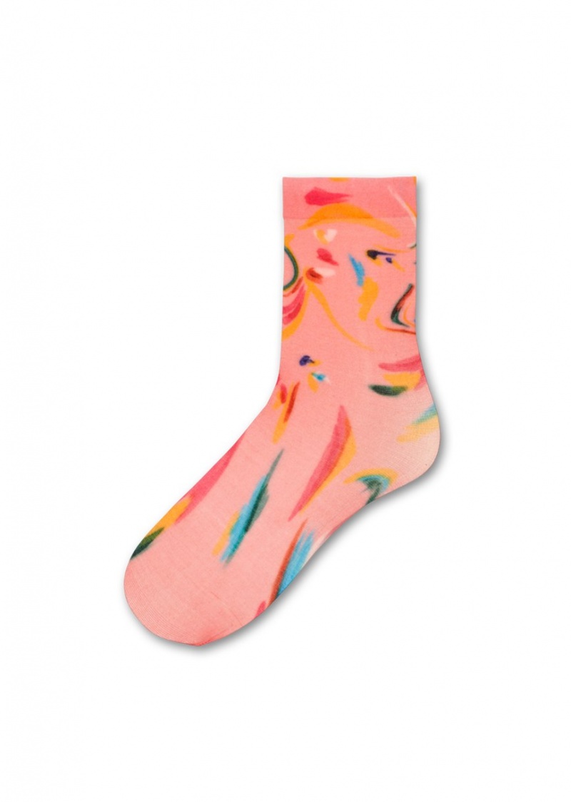 Happy Socks Mia Ankle Socken Unisex Rosa | Schweiz 97850DWKN