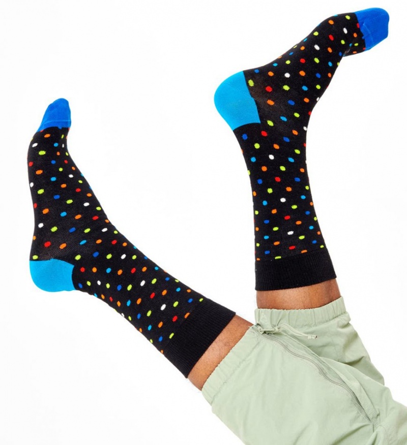 Happy Socks Mini Dot Socken Unisex Schwarz | Schweiz 67210ZEWT