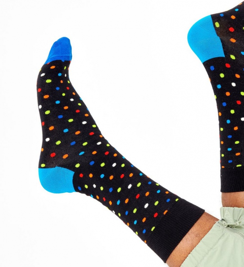 Happy Socks Mini Dot Socken Unisex Schwarz | Schweiz 67210ZEWT