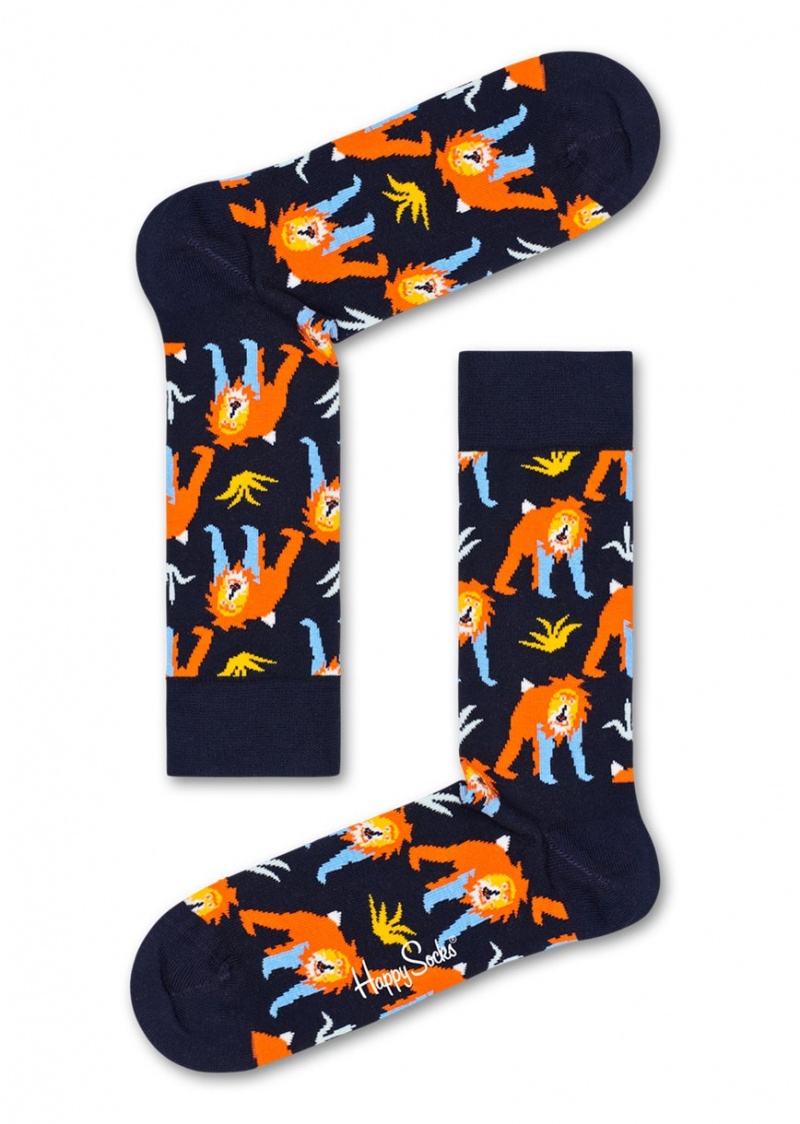 Happy Socks Monkey Socken Unisex Navy | Schweiz 93420NCAW