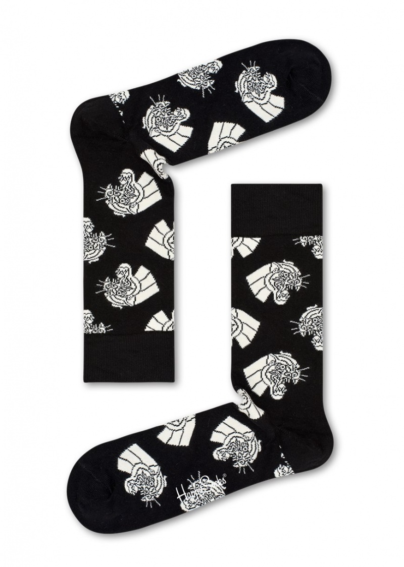 Happy Socks Mountain Lion Socken Unisex Schwarz | Schweiz 21978QPBX