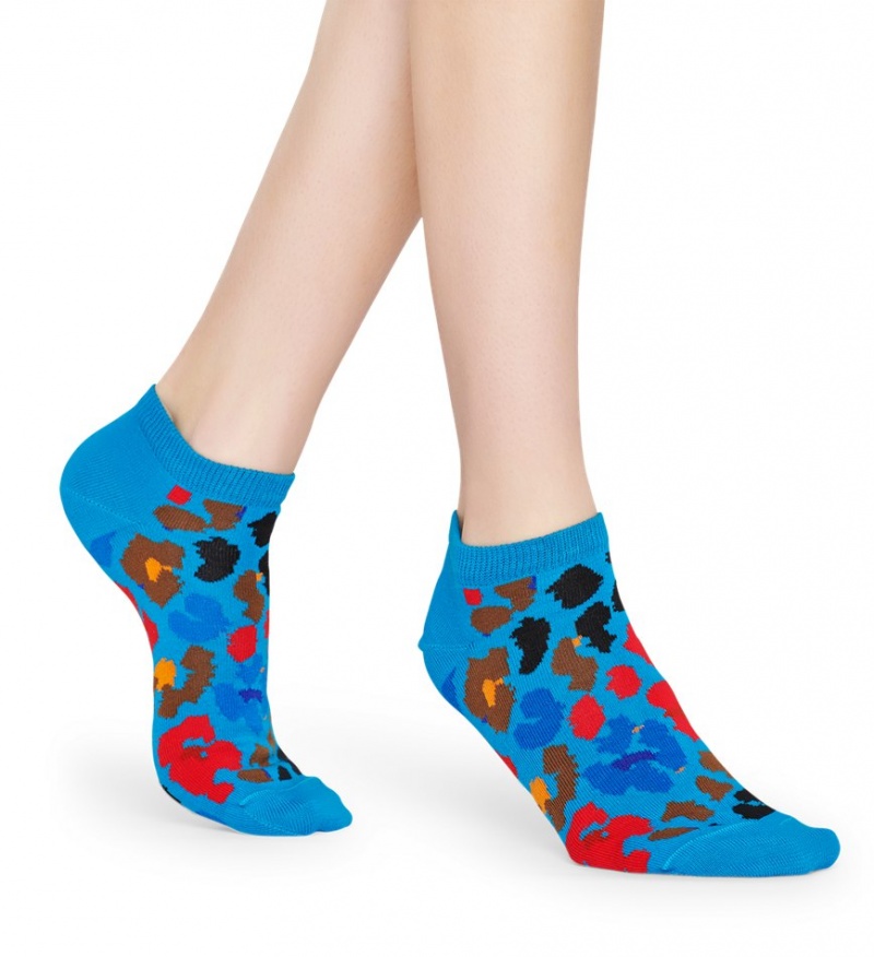 Happy Socks Multi Leopard Low Socken Unisex Mehrfarbig | Schweiz 92584APJH