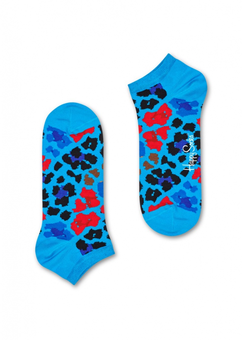 Happy Socks Multi Leopard Low Socken Unisex Mehrfarbig | Schweiz 92584APJH