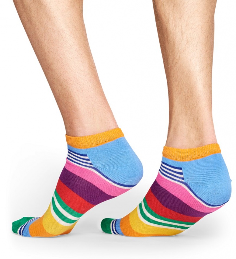 Happy Socks Multi Stripe Low Socken Unisex Blau | Schweiz 17620HVXQ