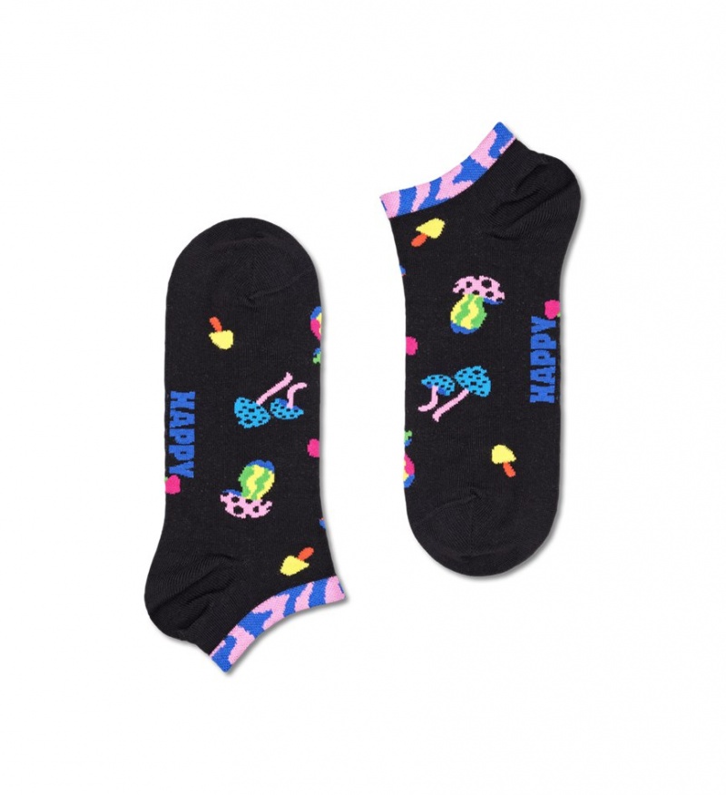 Happy Socks Mushrooms Low Socken Unisex Schwarz | Schweiz 25360AWXD