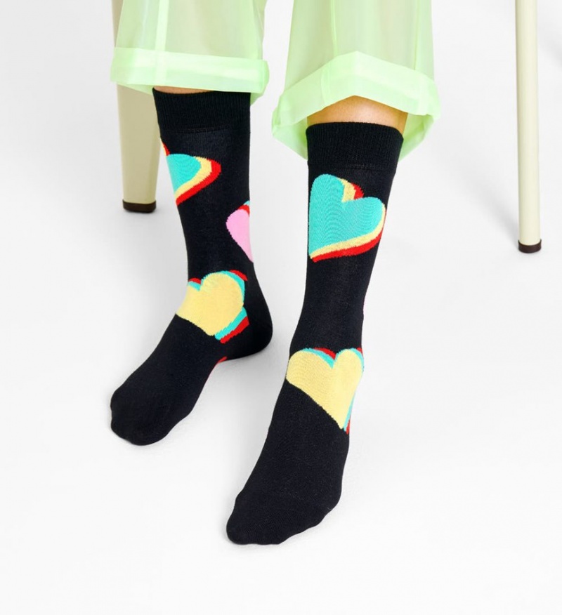 Happy Socks My Valentine Socken Unisex Schwarz | Schweiz 53627UESW