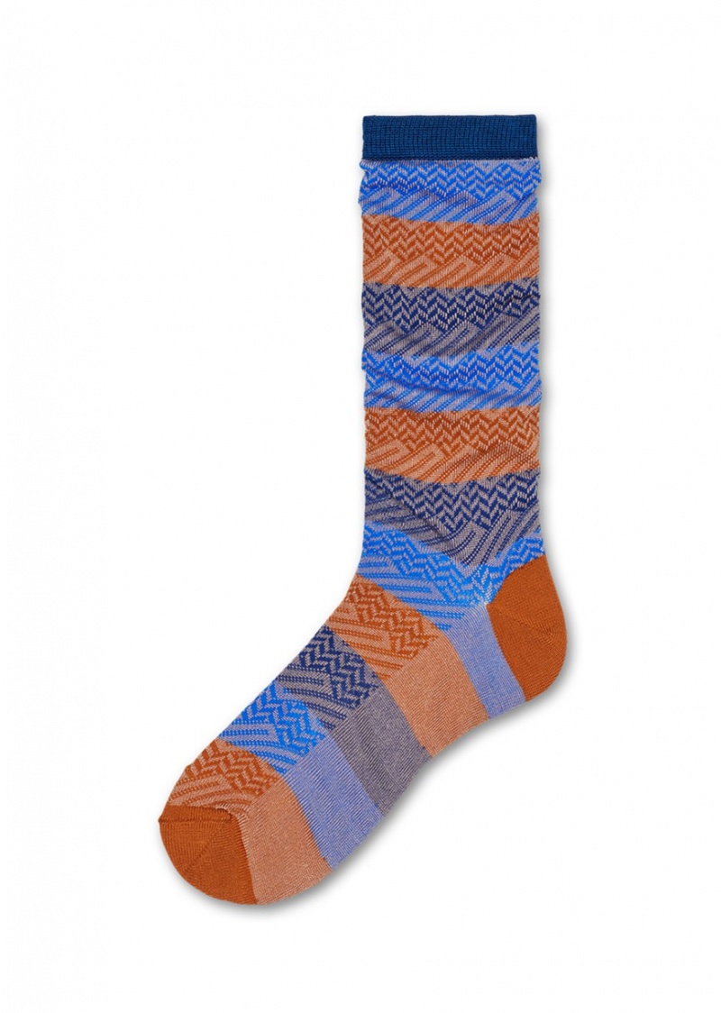 Happy Socks Myggan Mid High Socken Unisex Blau | Schweiz 90874MQDT