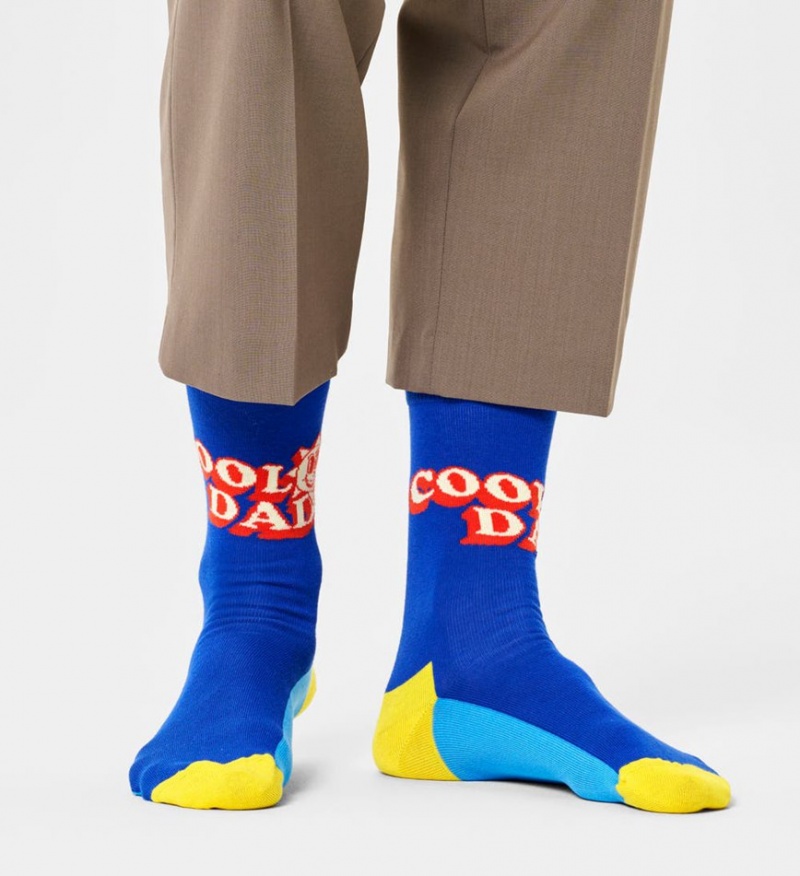 Happy Socks Number One Dad Socken Unisex Blau | Schweiz 40269KCVW